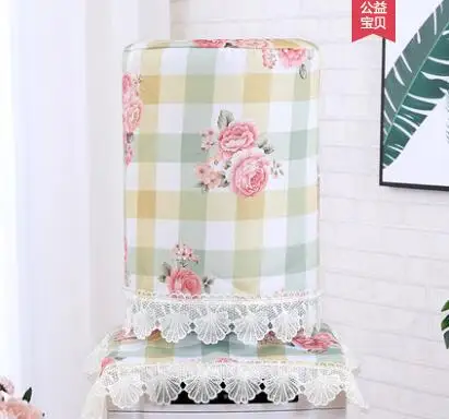 Drinking fountain cover fabric lace garden living room drinking fountain cover bucket 2 piece set