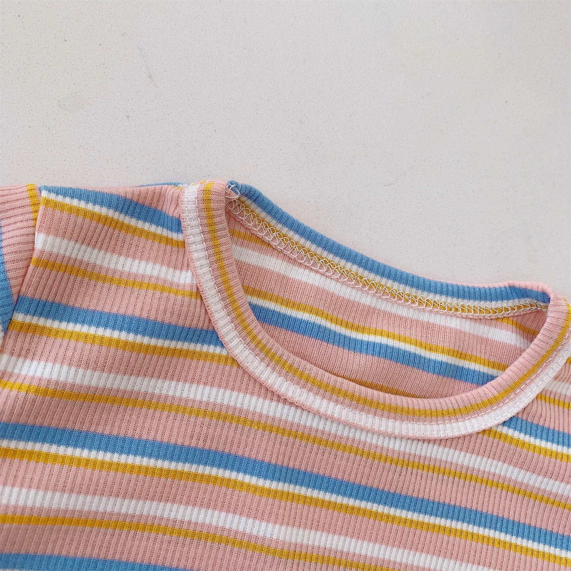 WLG/весенне осенние детские футболки однотонная белая зеленая оранжевая черная