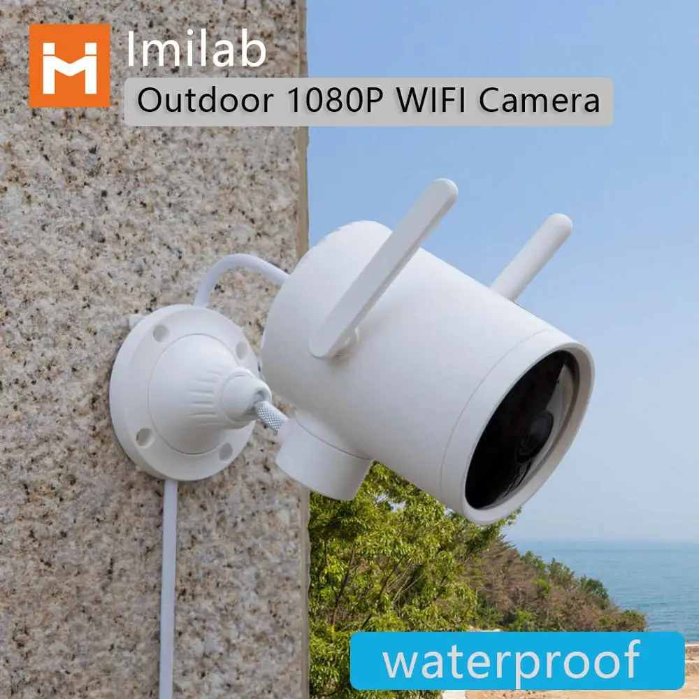 Умная Водонепроницаемая наружная камера Imilab 1080P Wi-Fi PTZ веб-камера IP-камера ночного