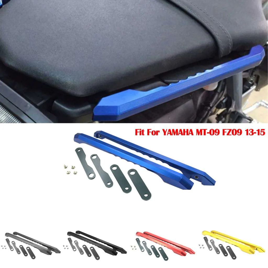 Motorcycle CNC Aluminum Rear Grab Bars Seat Pillion Passenger Rail Handle Armrest Arm Rests For YAMAHA MT-09 FZ09 13-15 |
