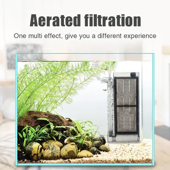 

For Pet Air Driven Detachable Hang On Cleaning Tools Fish Tank Filter Aquarium Small Home Lightweight Practical Easy Install