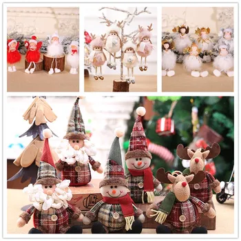 

New Year Santa Claus Dolls Xmas Gift Christmas Decorations for Home Decor Christmas Tree Xmas Ornaments Home Decor Natal Navidad