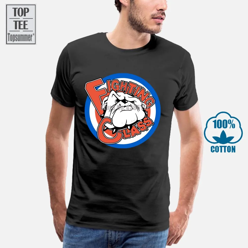 2017 модная мужская футболка с изображением бульдога в стиле панк популярные