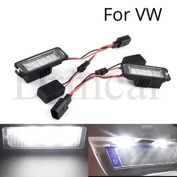 

2X DC 12V Car LED Number License Plate Bulb Lamps for VWGOLF 4 5 6 7 Car License Plate Lights Auto Led
