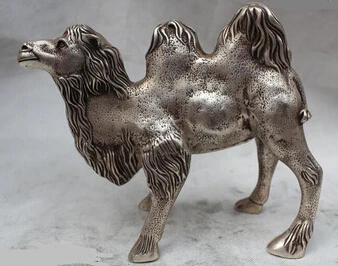 Бесплатная доставка 8 дюймов Китайский Фэншуй народный Серебряный реалистичный