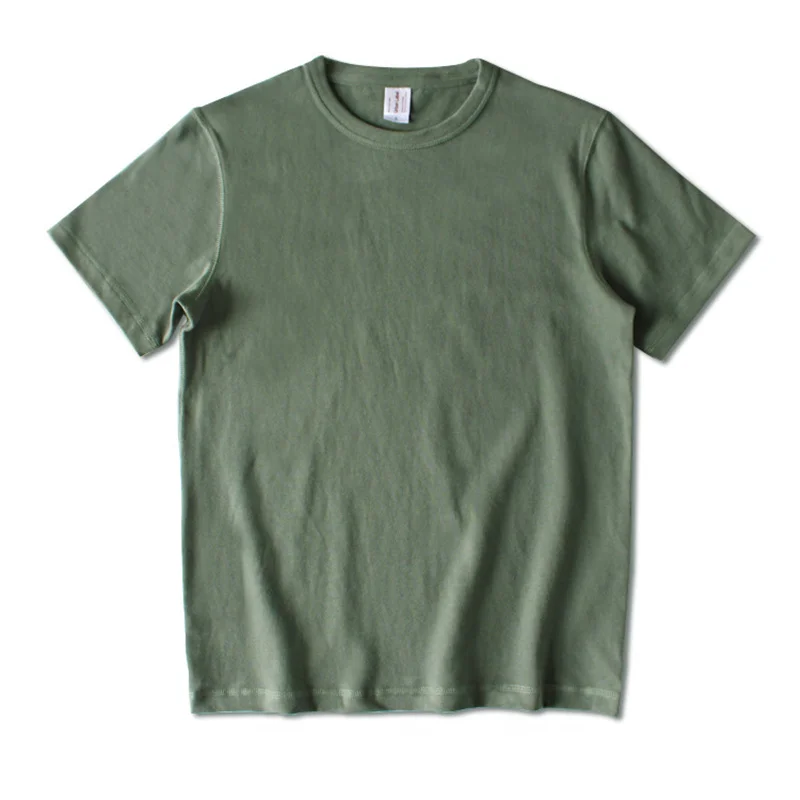 BOLUBAO Новая мужская Однотонная футболка с коротким рукавом, Мужская брендовая футболка из хлопка, Мужская простая тонкая Однотонная футболка, топы - Цвет: ShanYeCaoLv