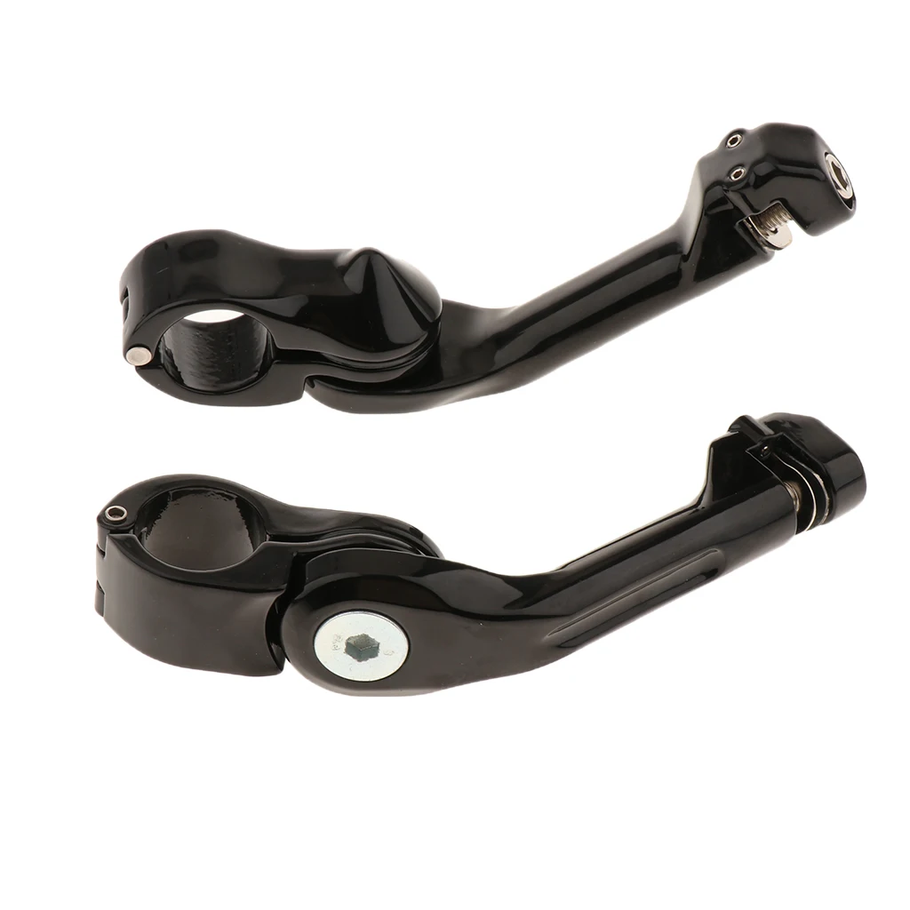 Motorcycle Footrests Mounting Brackets Footpeg Pedals fixation Holder Bars