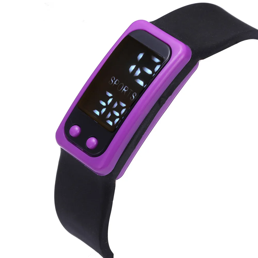 Montre numérique pour Run Шаг часы браслет шагомер счетчик калорий цифровой ЖК-дисплей расстояние ходьбы multicolore en опция 03