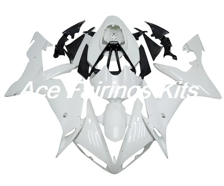 

TOP New Injection ABS Motorbike Fairing 100% Fit For Yamaha R1 2004 2005 2006 04 05 06 YZF R1 Full Fairings Kits White