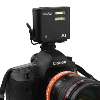 

A type Single Contact Hot Shoe Pedestal for Godox A1 Mobile Phone Flash Speedlite Synchronizing Transmitter With Camera