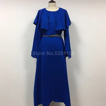 

Woman Hijab Abaya Islamic Clothing Dubai Arabic Turkish Muslim India Long Sleeve Robe Gown Ramadan Kaftan Prayer Maxi Dress Belt