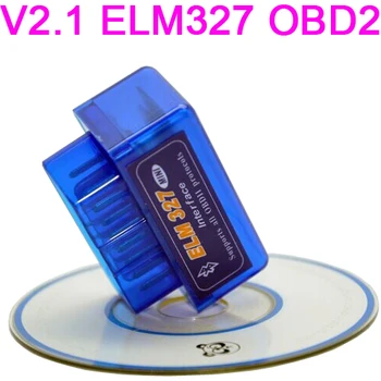 

Car DVD's Mini ELM327 OBD2 OBDII ELM 327 Bluetooth V2.1 Diagnostic Scanner Tool For Multi Brand Cars Android Symbian Windows