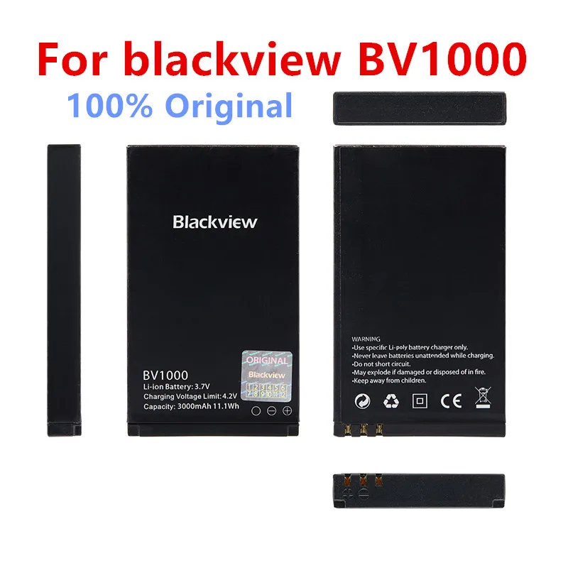 100% Оригинальные Резервное копирование Blackview BV1000 3000 мА/ч Батарея для смарт