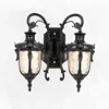 Double Heads Outdoor Waterproof Wall Lamp European Retro Villa Exterior Wall Entrance Balcony Corridor Courtyard Wall Lamp 3