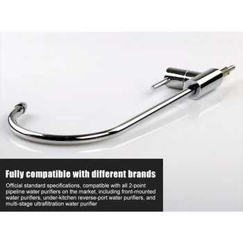 

Faucet Tap 360 Degree Rotatable Stainless Steel Modern Smooth for Home Kitchen Sink B99