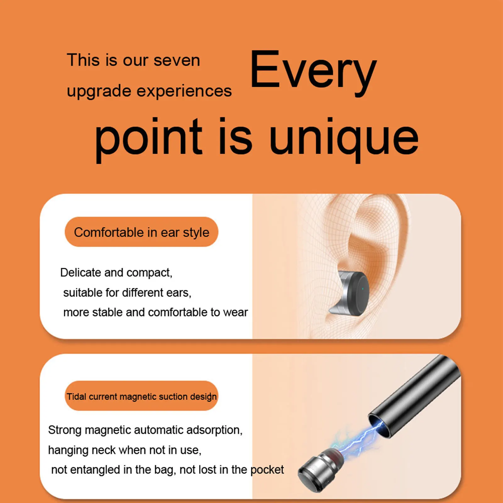 Neckband Bluetooth Headset Magnetic IPX5 Waterproof 6MM Smart Touch Earphone Sport Music Headphone Handsfree In Ear Earbuds
