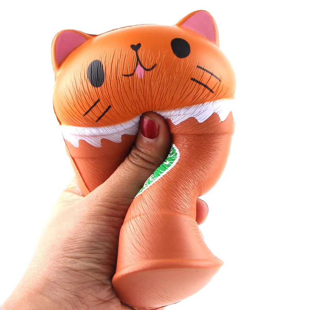 Вырезанная кофейная чашка кошка ароматизированные медленно расправляющиеся мягкие игрушки Squeeze Игрушка коллекция подарок