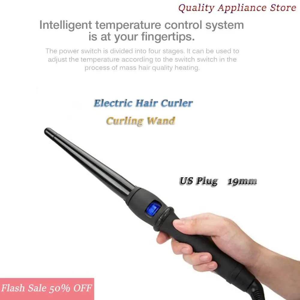 

Ceramic Styling Tools professional Hair Curling Iron Hair waver Pear Flower Cone Electric Hair Curler Roller Curling Wand Curler