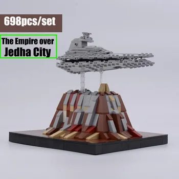 

MOC First Order Star Destroyer Starwars The Empire Over Jedha Fit Star Wars MOC-47569 Model Building Blocks Bricks Toys birthday