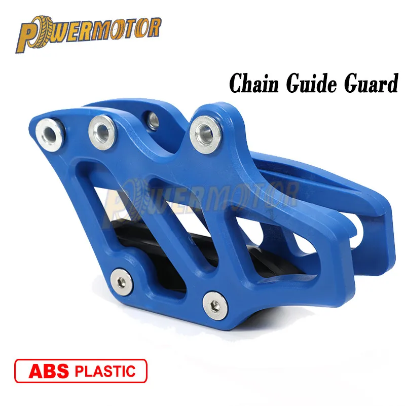 

Motorcycle Blue Plastic Chain Guide Guard Protection For Honda CR125R CR250R CRF450X 2005-2007 CRF250R CRF450R 2005-2006 CRF250X