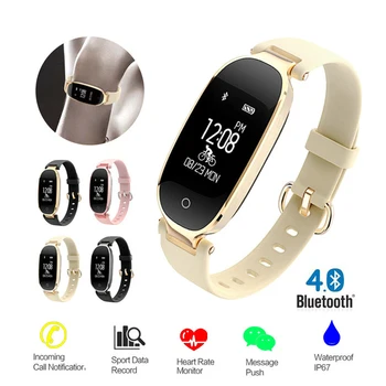 

Fashion Smart Bracelet Girl Women Heart Rate Monitor Pedometer Wrist Smart Band Lady Female Fitness Tracker Wristband Fitness