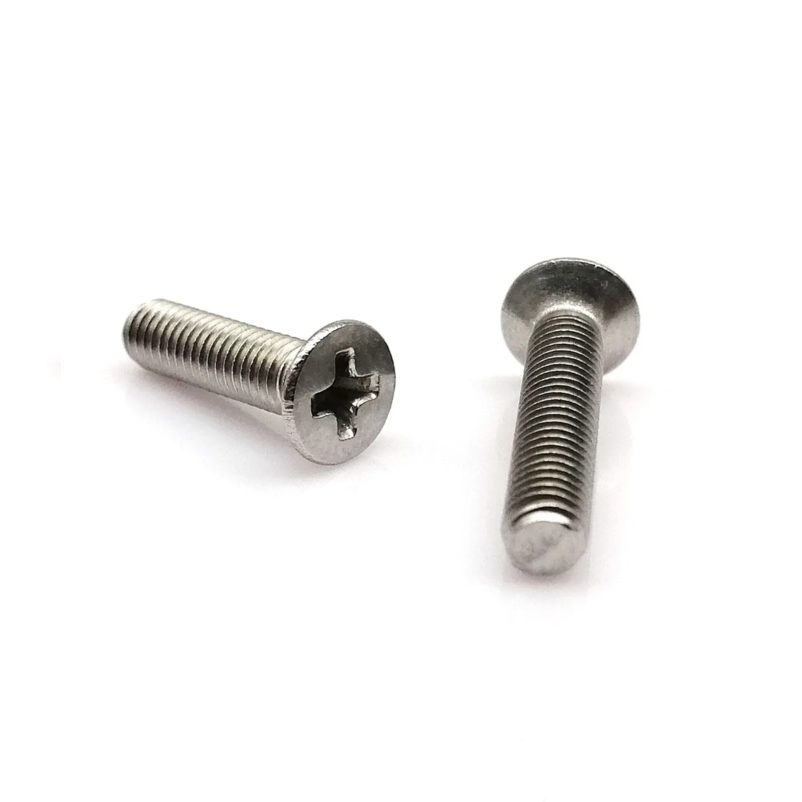 Stainless steel flat head tiny machine screws for electronics