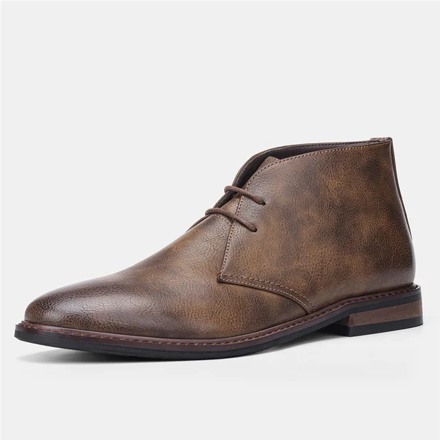 Big Size Man Chukka Boots Lace Up Boots 