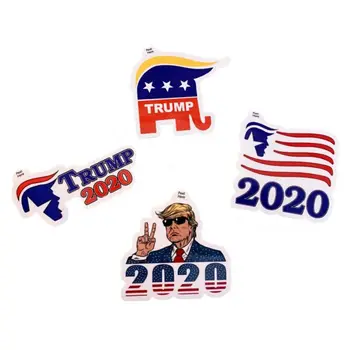 

4pcs /bag US Presidential Election Trump Sticker Trump Election Campaign Supporters Notebook Sticker
