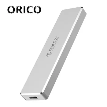

ORICO Aluminum M.2 NVMe SSD Enclosure, Ultra-Slim M-Key to USB3.1 Gen2 Type-C 10Gbps External Hard Drive Case &ZH