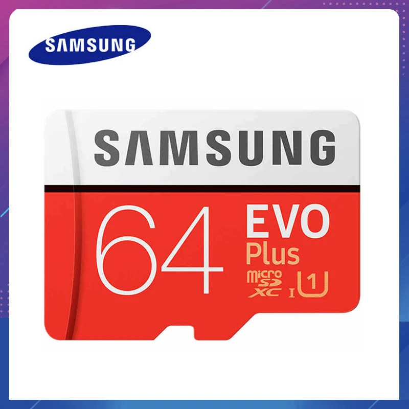 100% оригинальный Samsung карта памяти micro sd 128 ГБ флэш 100 МБ/с. объемом 32 Гб или 64 cartao de