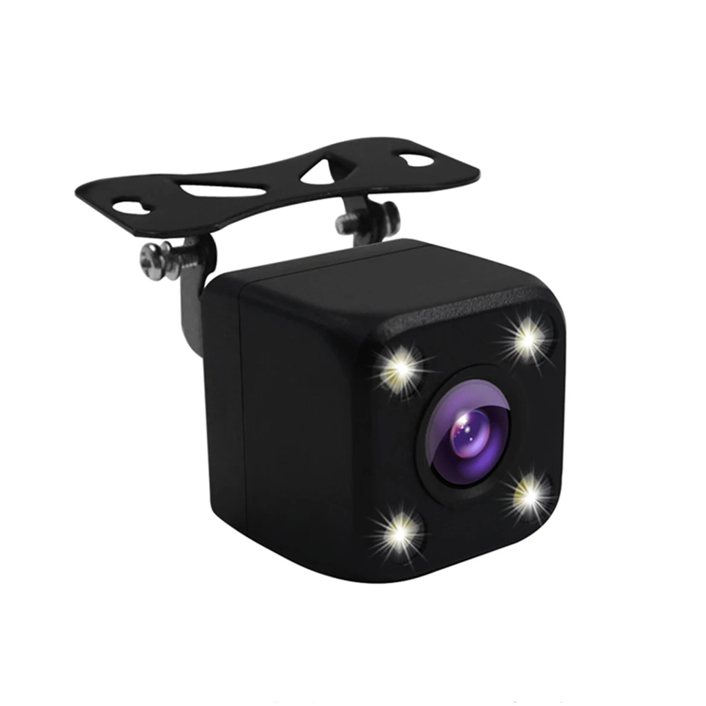 Автомобильная камера заднего вида Универсальный 4 светодиодный ночного видения дублирующая для парковки заднего вида камера 170