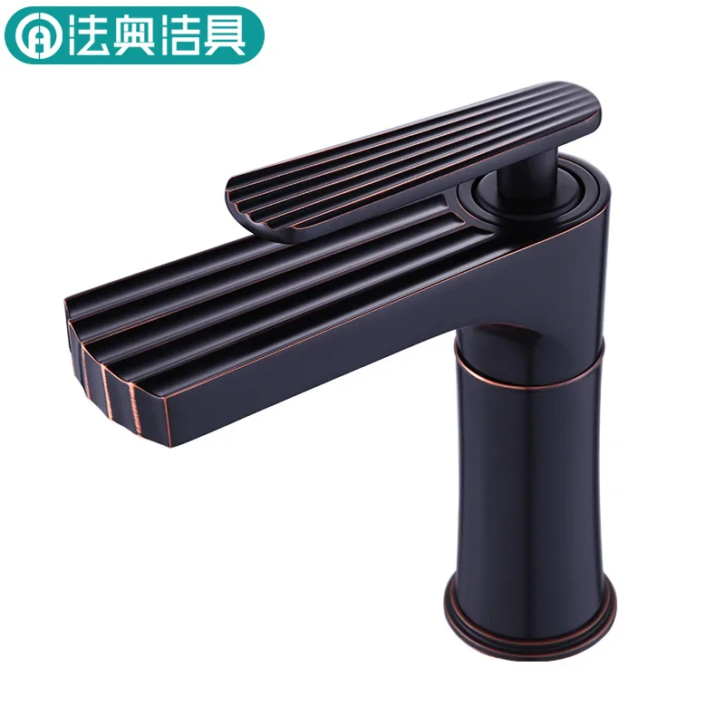 

FAW Sanitary Ware November New Products Recommended Copper Black Ancient Basin Faucet Customization of Individual Character Plea