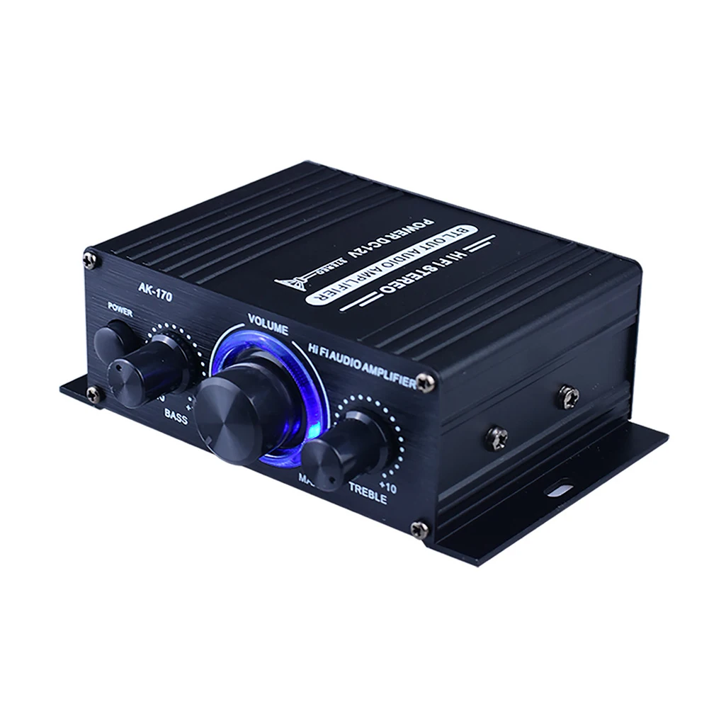 AK-170 Bluetooth-совместимый HiFi стерео аудио усилитель мощности 200 Вт + с входом RCA |