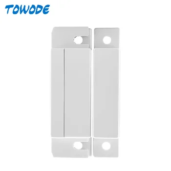 

Towode 10Pcs Wired Door Window Sensor Magnetic Switch for KERUI Home Alarm System Detector Door Close NC
