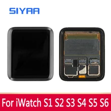 

SIYAA LCD Display For Apple Watch Series 1 2 3 4 5 Touch Screen Digitizer Assembly Replacement For iWatch S2 S3 GPS LTE 42 38mm
