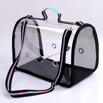 

Bird Parrot Carrier Travel Carriers Lightweight Pets Birds Travel Cage with Perch