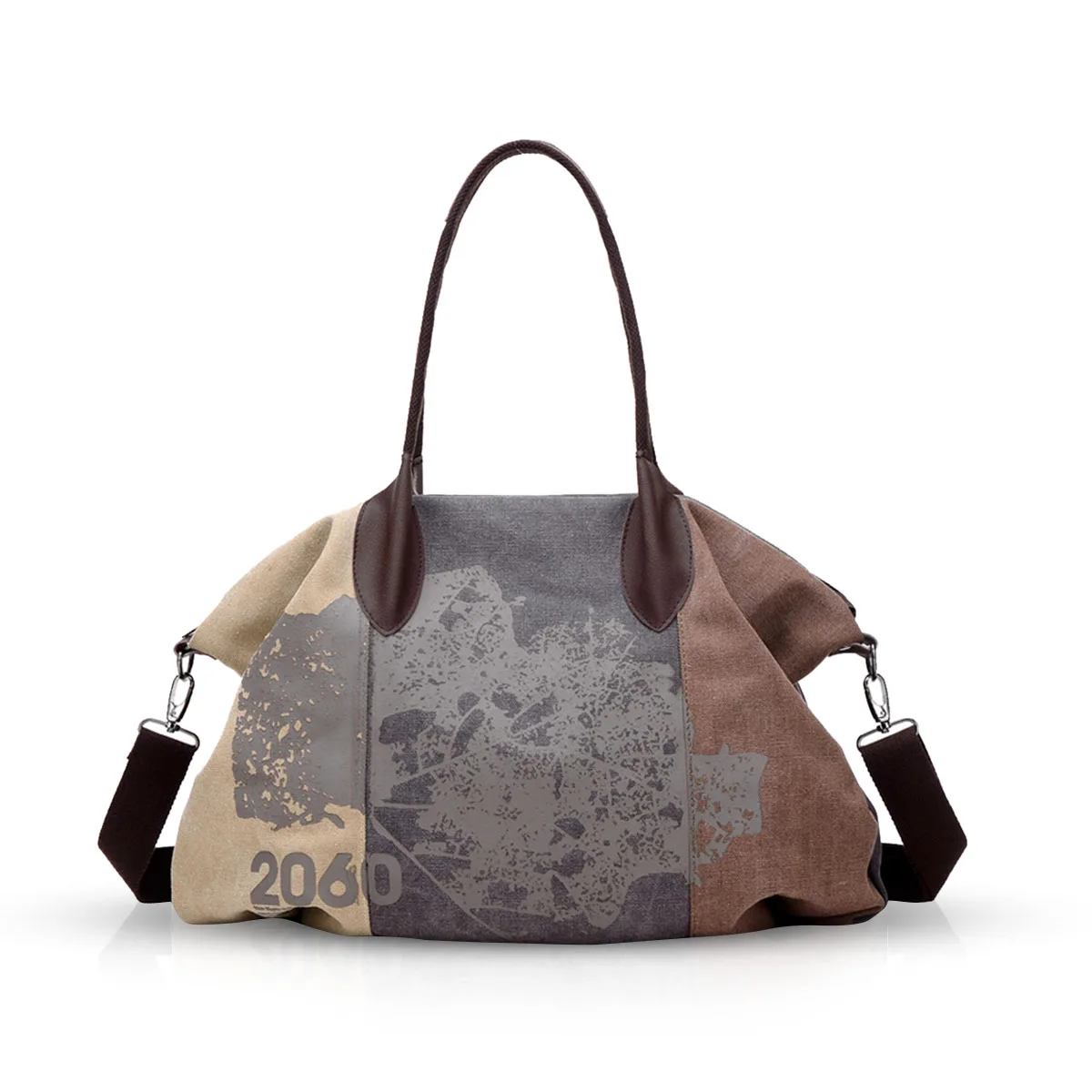 NICOLE&DORIS Canvas Tote Bags for Women Large Handbag Shoulder Bags Ladies Hobo Bag for Women 