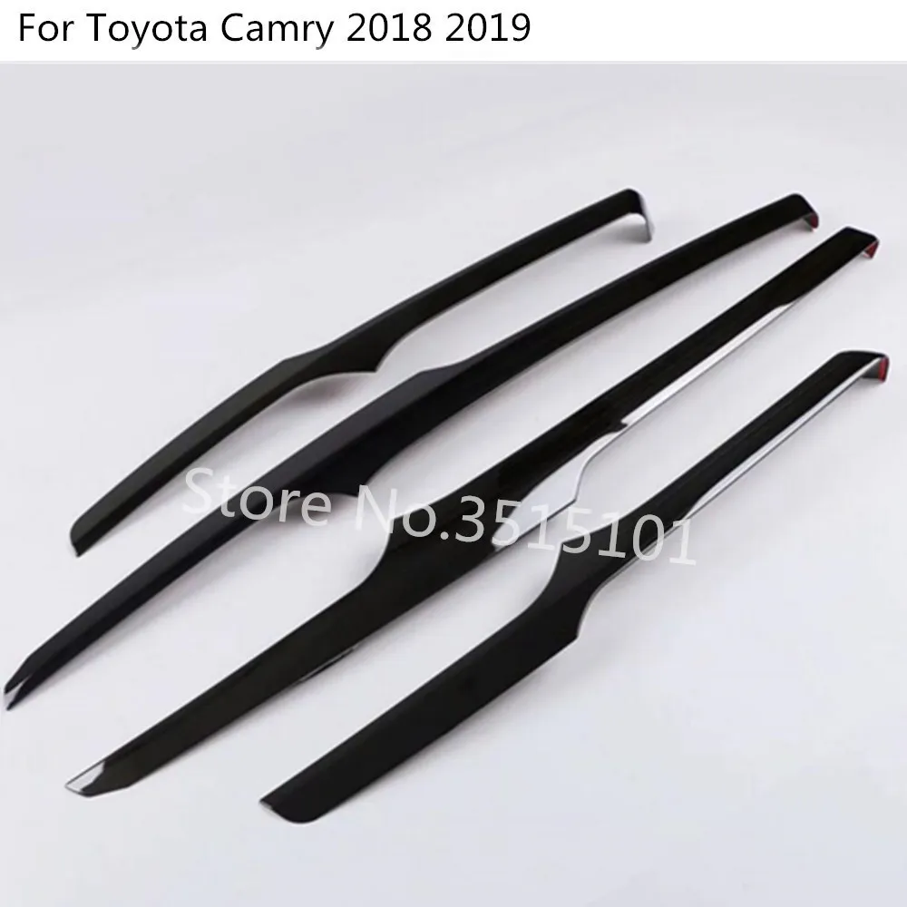 Для Toyota New Camry XV70 автомобильный корпус Стайлинг Обложка детектор из нержавеющей стали внутренние ручки для автомобильных дверей полосы 4 шт