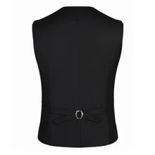 Suit Waistcoat Men's Slim Fit Business Thin Vest Large Size Supermarket Waistcoat Formal Wear Vest