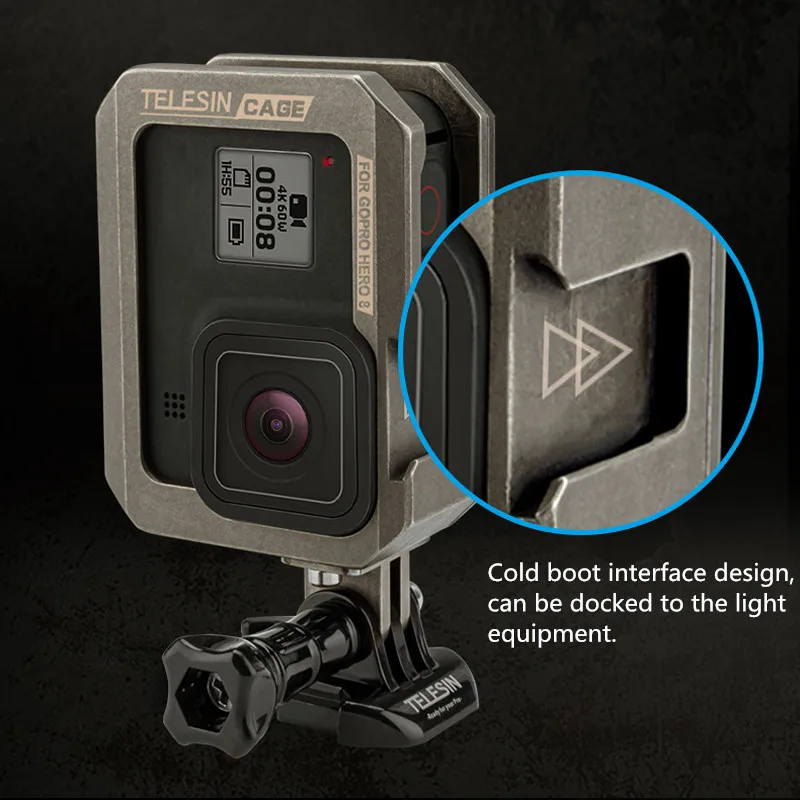 Алюминиевый защитный чехол для камеры Gopro Hero 8 Black, аксессуары для спортивной экшн-камеры
