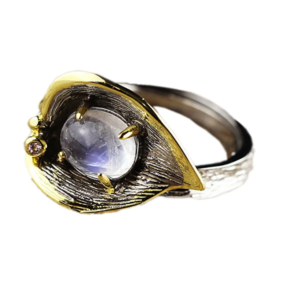 Серебро S925 с оригинальным дизайном кольца из камня|s925 silver|silver silverring silver |