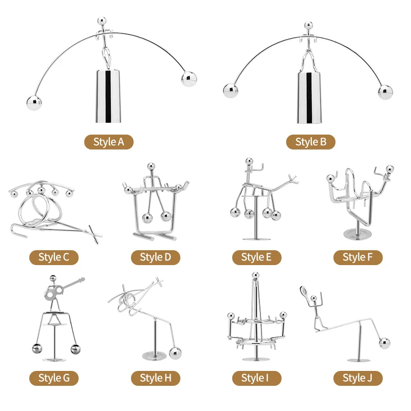 Маятник Ньютона Колыбель New Balance для мужчин Железный человек мяч ремесла стакан настольная игрушка металлический декор аксессуары для украшения дома