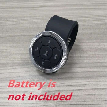 

Universal 7-Key LED Car Wireless Steering Wheel Control Button With Resin Strap for Car Android GPS Navigation Player