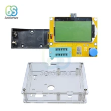 ESR Meter Mega328 Transistor Tester Multimeter Digital ESR-T4 Diode Triode Capacitance MOS/PNP/NPN LCR 12864 LCD Screen Tester multifunctional electronic circuit meter transistor esr tester diode triode capacitance mos mega mos pnp w display