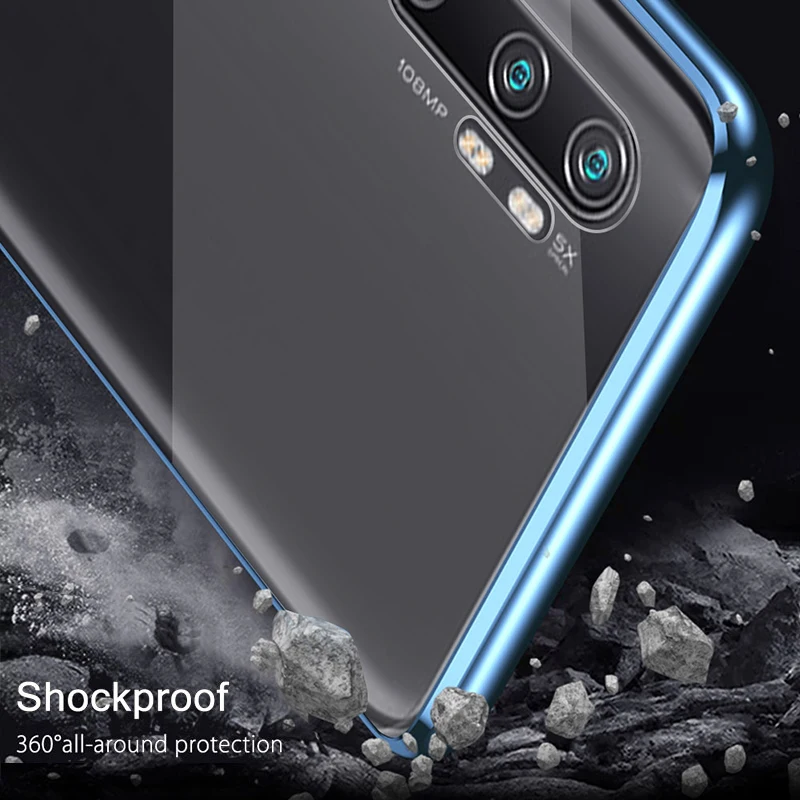 Магнитный чехол для Xiao mi Note 10 Pro, металлический чехол 360 с двойным закаленным стеклом, Жесткий Чехол для Xiaomi mi CC9 CC 9 Pro, чехол