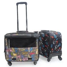 Большая сумка для кошек, чехол на колесиках для путешествий, товары для домашних животных с окошком, Роскошный чехол для собак, щенков ta Perro, Внешний чехол Chiotcapsule corp. EE5MB