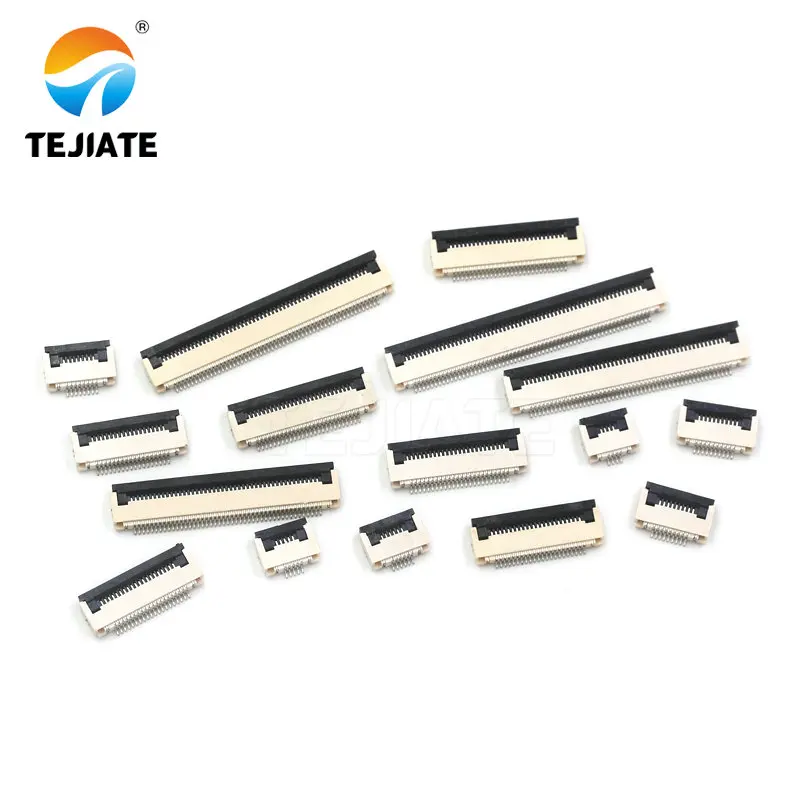 FFC-FPC扁平电缆线插座-0-5-下接翻盖式-(4)