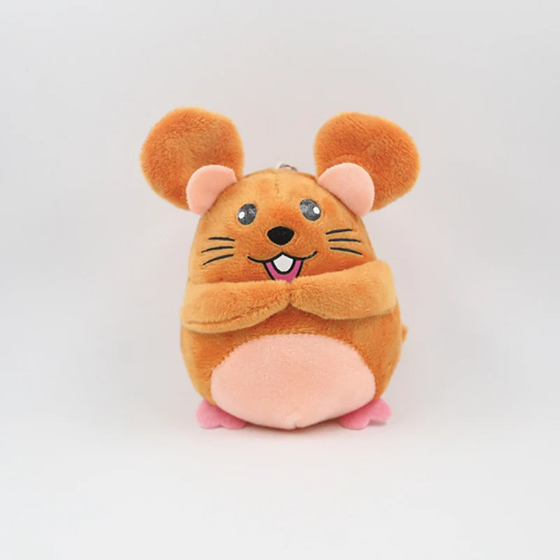 10 см Новая мышь плюшевая игрушка-животное мягкий брелок кулон подарок плюшевая игрушка - Цвет: Brown