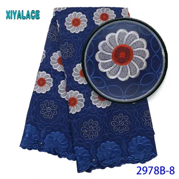 

Nigerian Lace Fabric 2019 High Quality Lace Swiss Voile Lace In Switzerland For Afridan Woman Dress Cotton Lace Fabric 2978b
