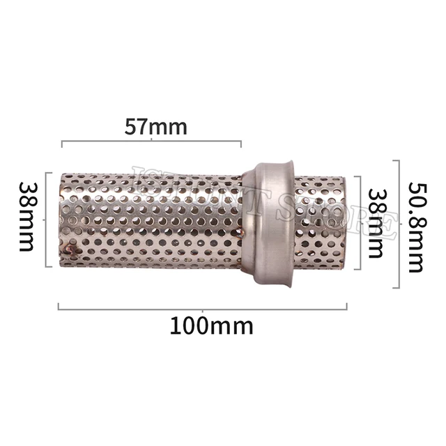 50.8mm 60mm Motorcycle Yoshimura Exhaust Silencer Muffler Escape Moto Metal Catalyst DB Killer For Suzuki Honda Yamaha Dit Bike Type-A 51mm